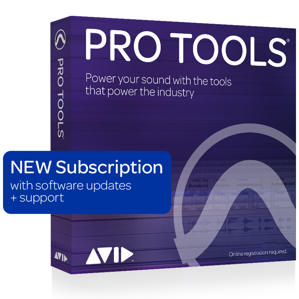 Avid Pro Tools 1-Year Subscription NEW, with updates + support