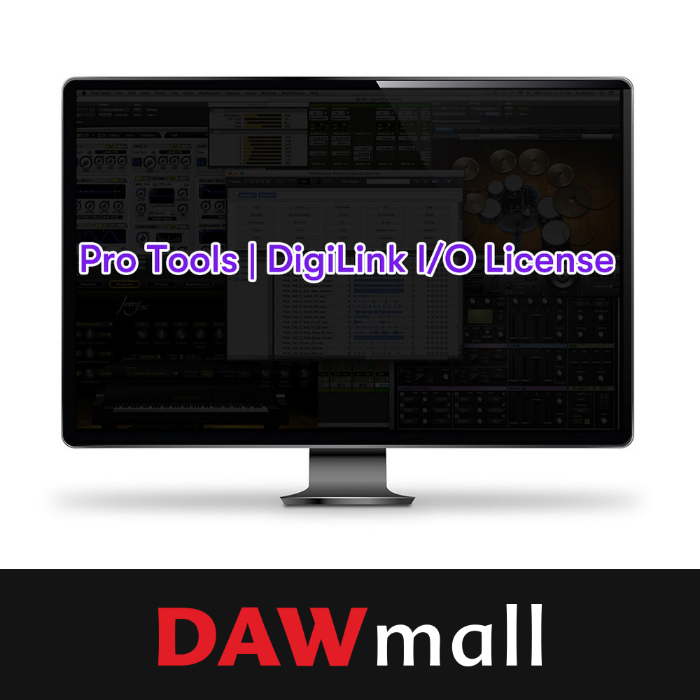 Avid Pro Tools l DigiLink I/O License 아비드 프로툴 디지링크 라이선스 (+피규어 키링 증정)