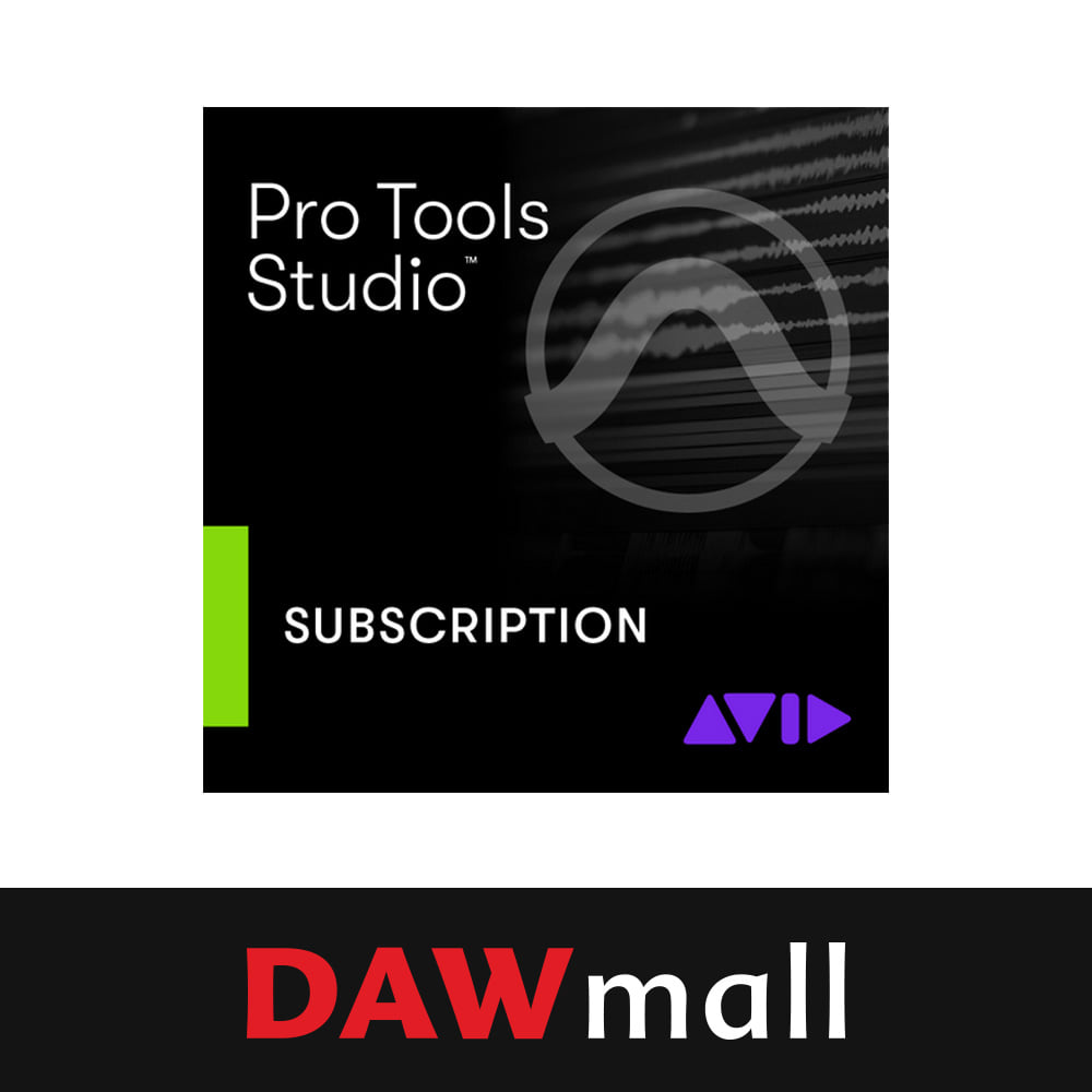 Avid Pro Tools Studio Annual Paid Annually Subscription - NEW (MDL:00018602) 아비드 프로툴 스튜디오 1년 신규 구독 (+피규어 키링 증정)