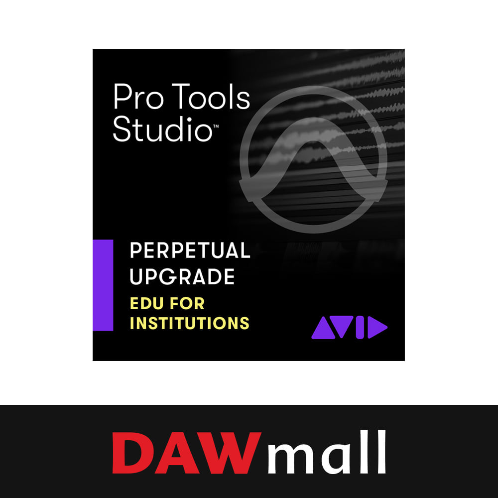 Avid Pro Tools Studio Perpetual Upgrade EDU for Institutions (Renewal &amp; Reinstatement 통합) 아비드 프로툴 스튜디오 영구 업그레이드 - 교육기관용