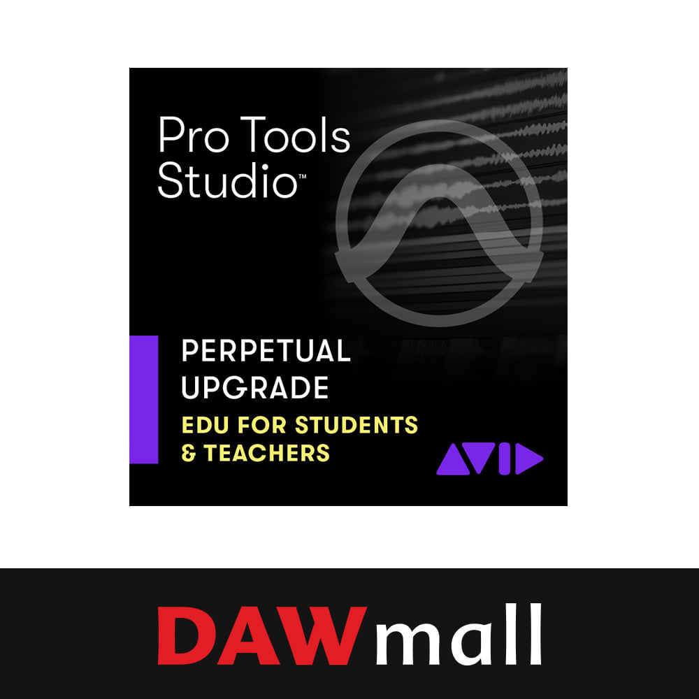 Avid Pro Tools Studio Perpetual Upgrade EDU for Students &amp; Teachers (Renewal &amp; Reinstatement 통합) 아비드 프로툴 스튜디오 영구 업그레이드 - 교육용