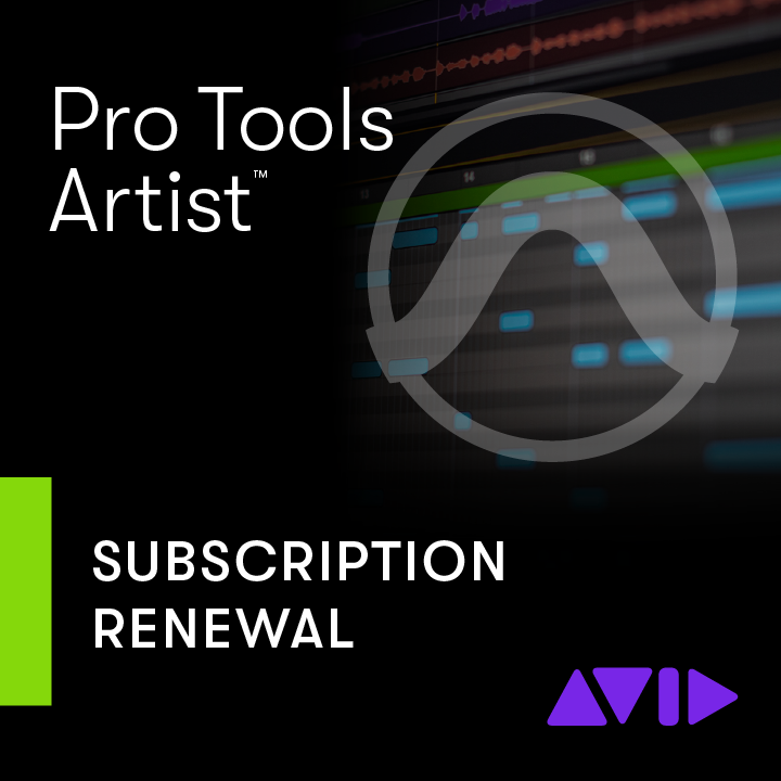 Avid Pro Tools Artist Annual Paid Annually Subscription - RENEWAL