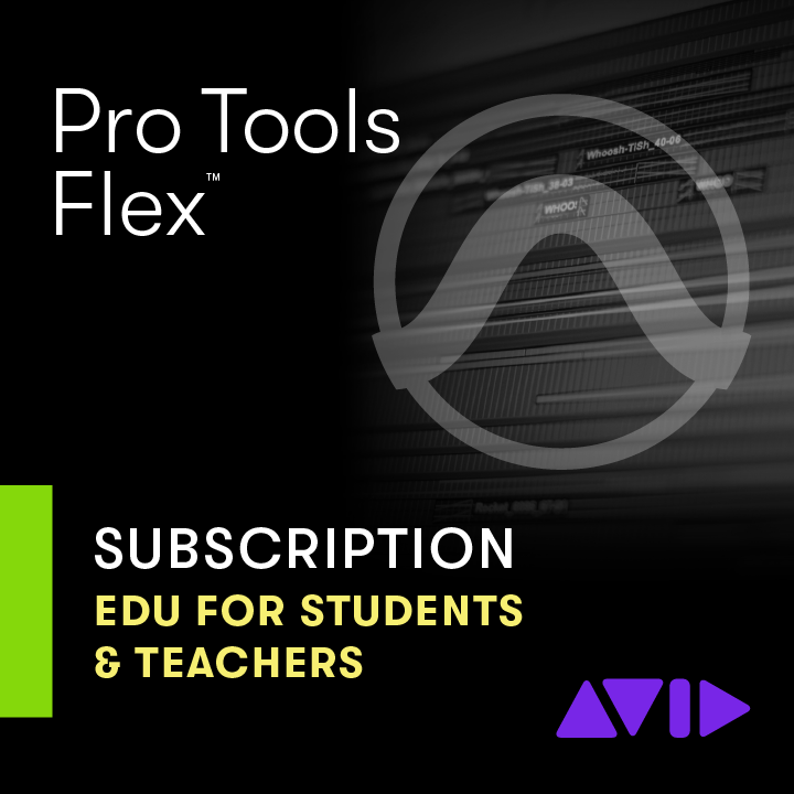 Avid Pro Tools Flex Annual Paid Annually Subscription for EDU - NEW