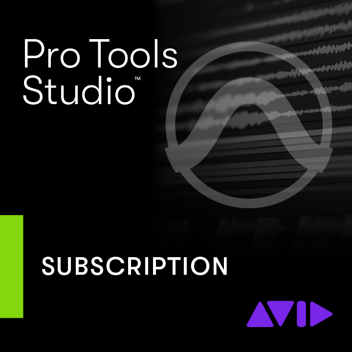 Avid Pro Tools Studio Annual Paid Annually Subscription - NEW