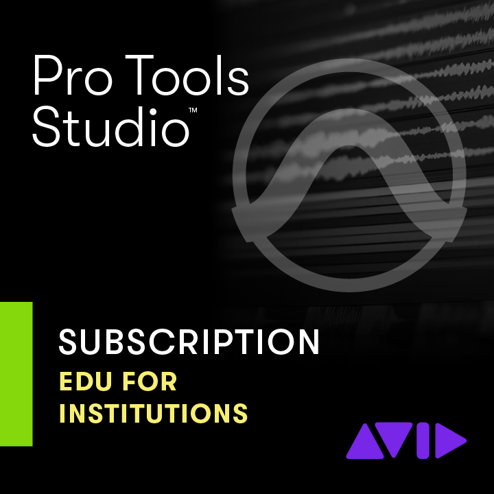 Avid Pro Tools Studio Annual Paid Annually Subscription for EDU Institutions - NEW