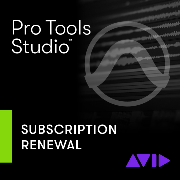 Avid Pro Tools Studio Annual Paid Annually Subscription - RENEWAL