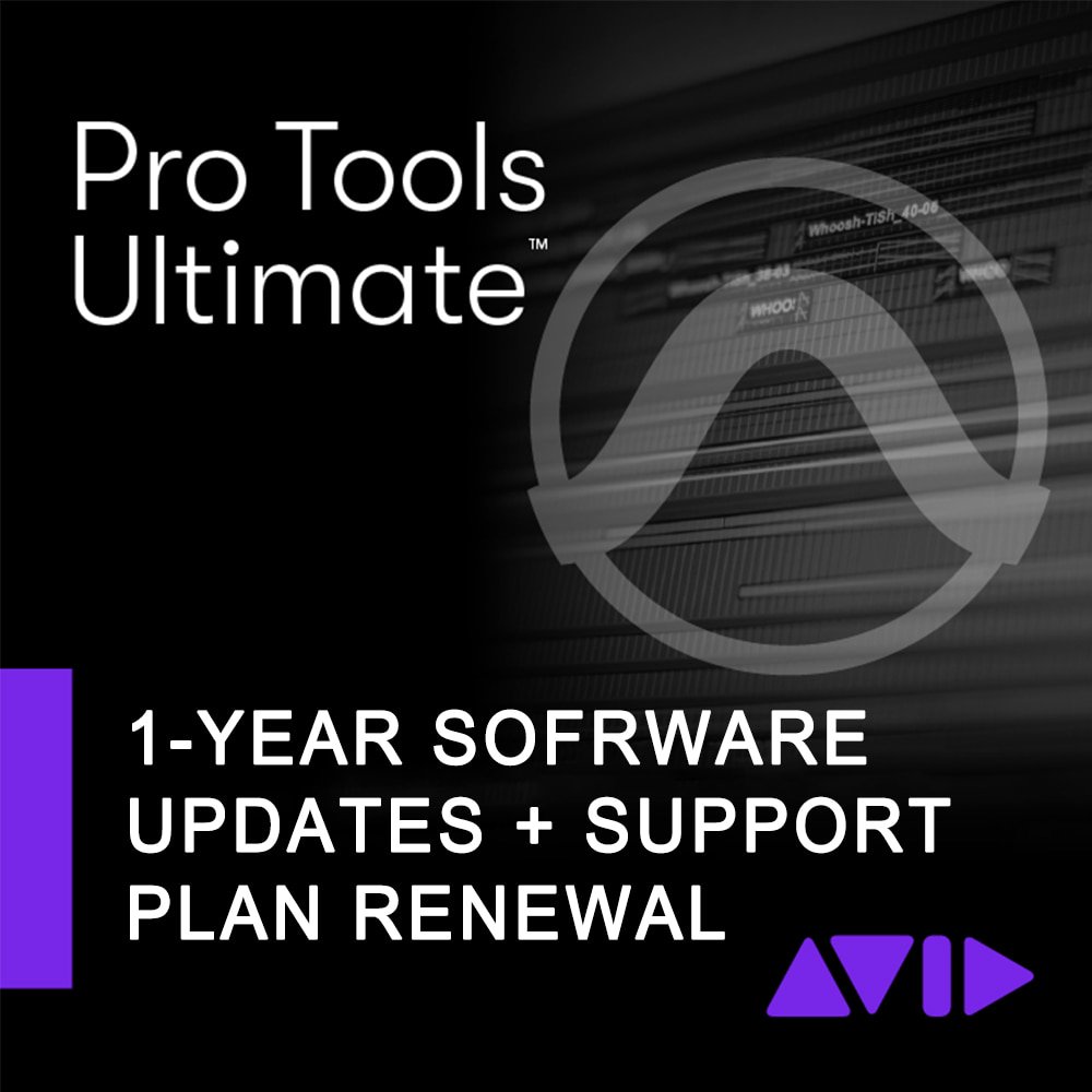 Avid Pro Tools Ultimate 1-Year Software Updates + Support Plan Renewal