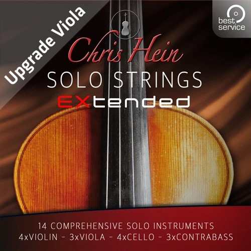 Best Service Chris Hein Solo Strings Complete Upgrade for registered Solo Viola Owner (SKU:1133-72:4220)