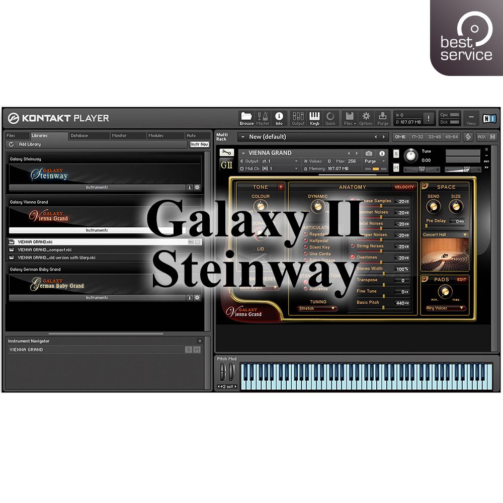 Best Service Galaxy II Steinway (SKU:1133-25:4220)