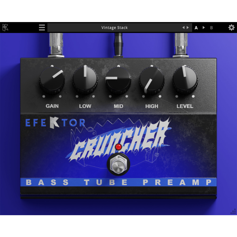 KUASSA Efektor Bass Cruncher Preamp (SKU:1433-2463:4900)