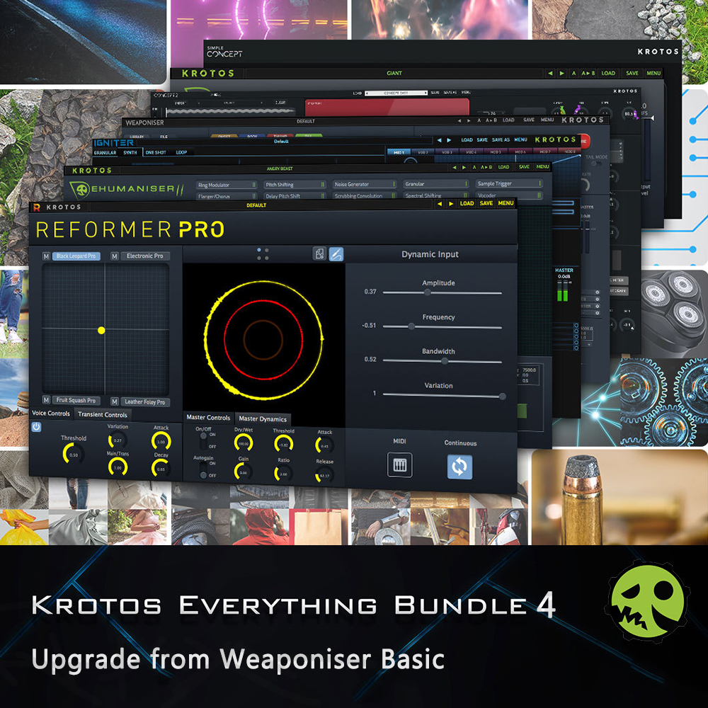 Krotos Audio Everything Bundle 4 upgrade from Weaponiser Basic