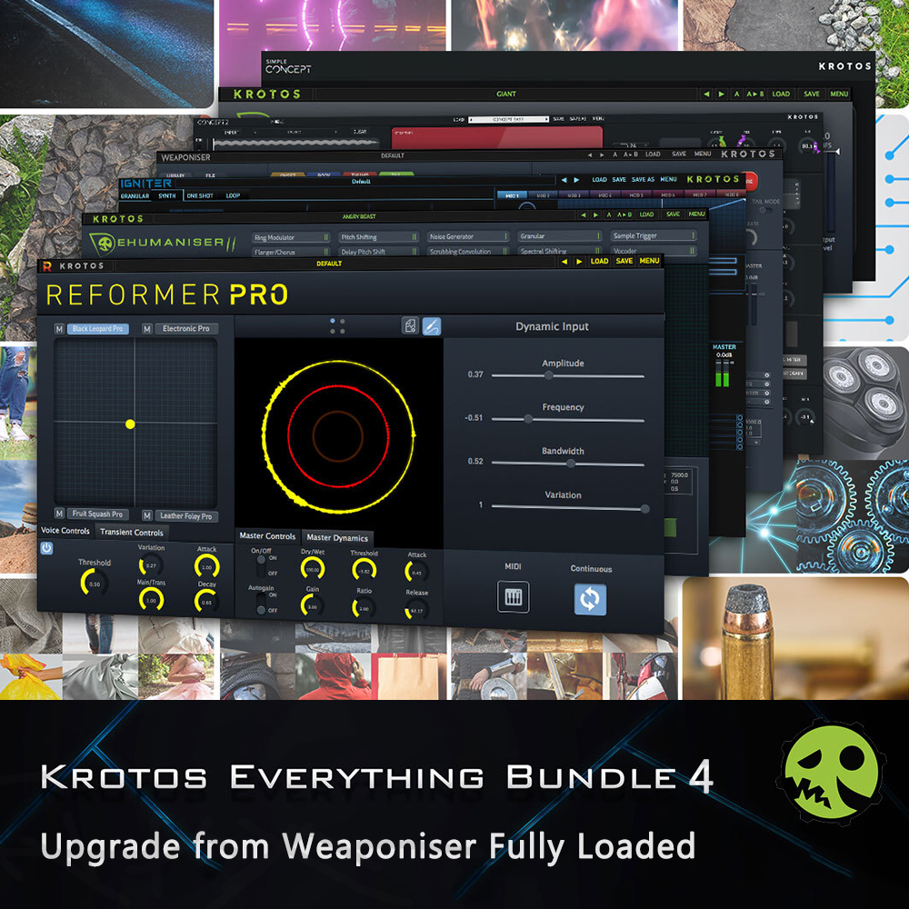 Krotos Audio Everything Bundle 4 upgrade from Weaponiser Fully Loaded