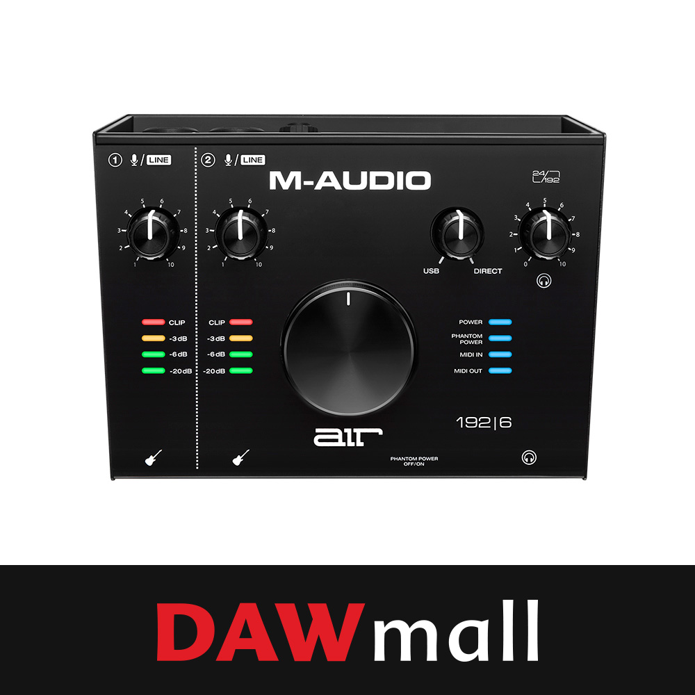 [단순개봉] M-Audio AIR 192|6 USB Audio Interface 엠오디오 에어 192/6 오디오인터페이스