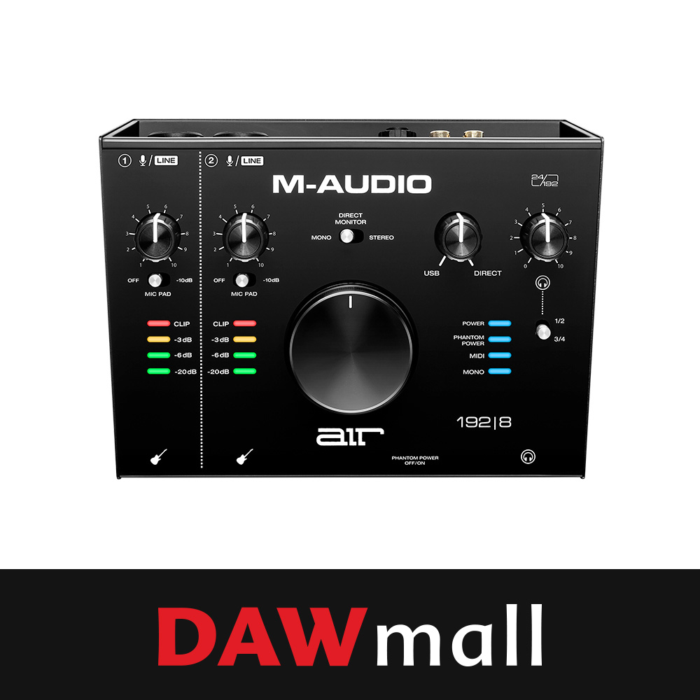 [단순개봉] M-Audio AIR 192|8 USB Audio Interface 엠오디오 에어 192/8 오디오인터페이스