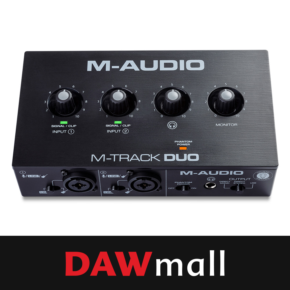 [단순개봉] M-Audio M Track Duo USB Audio Interface 엠오디오 엠트랙 듀오 오디오 인터페이스