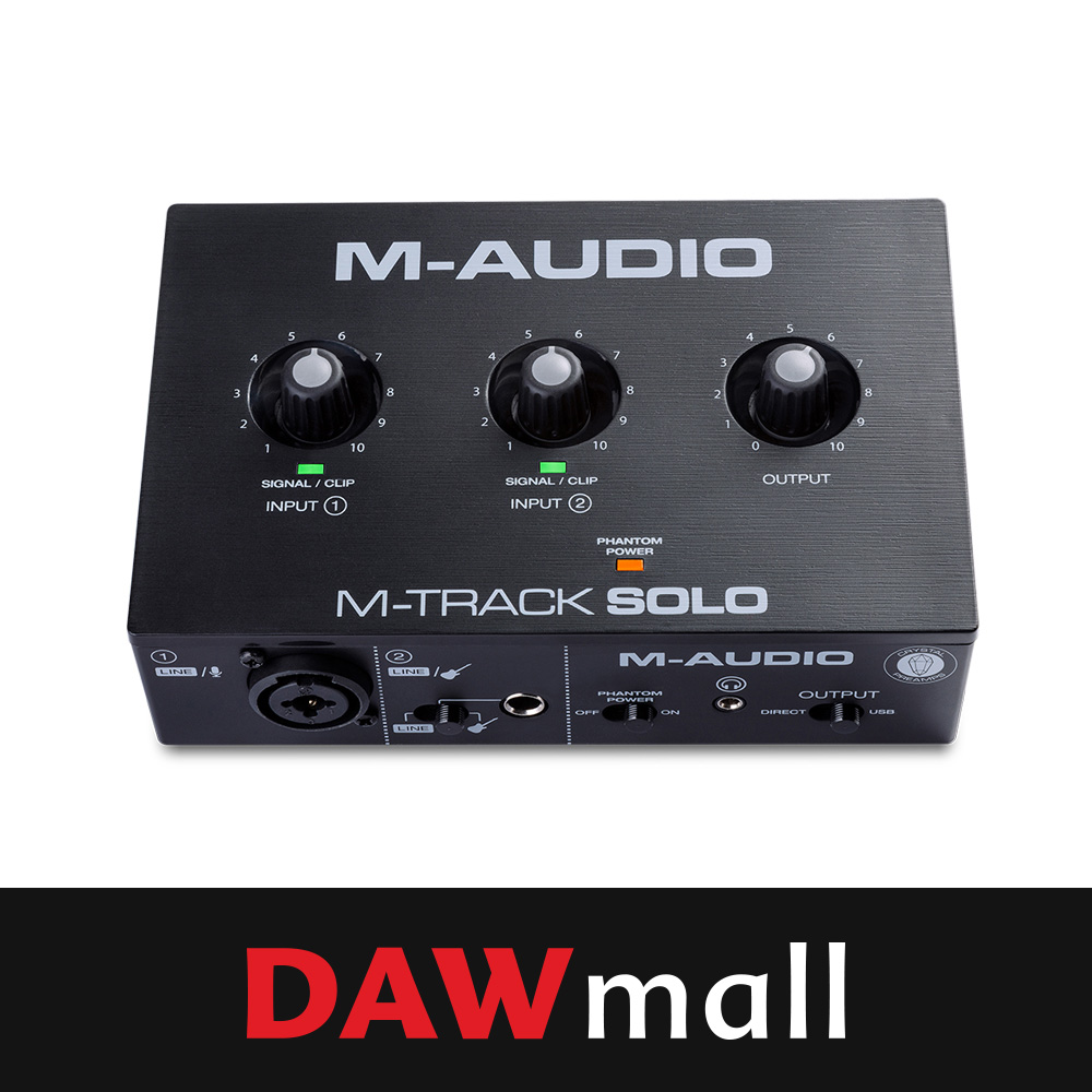 M-Audio M Track Solo USB Audio Interface 엠오디오 엠트랙 솔로 오디오인터페이스