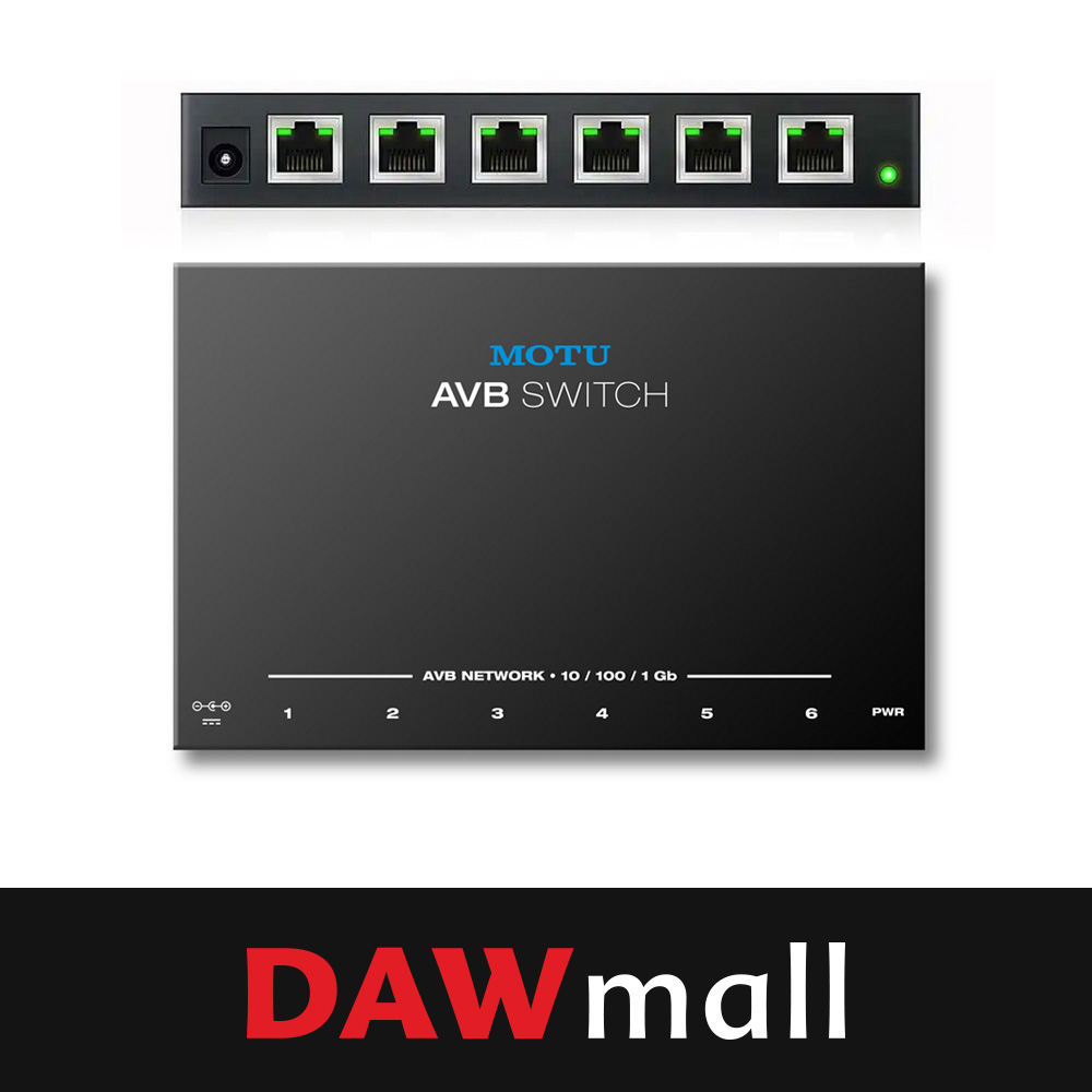 MOTU AVB Switch 1G 6포트