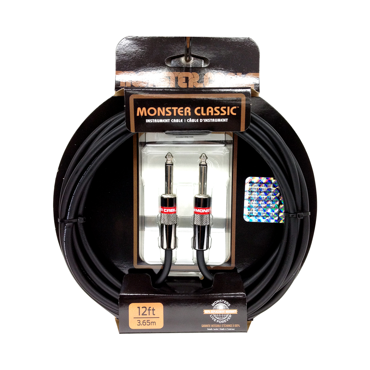 Monster Classic Instrument Cable 건반용 [12ft or 21ft]