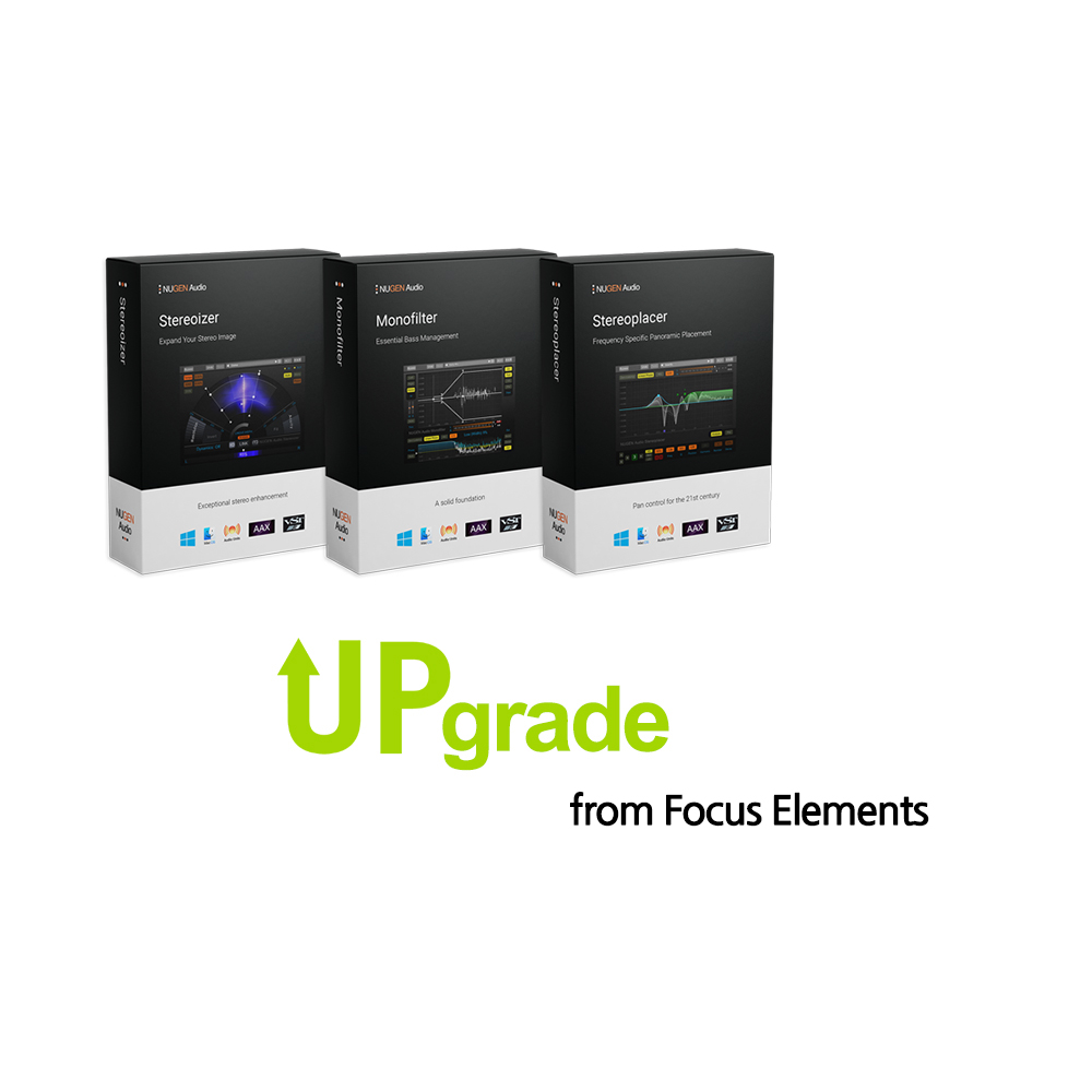 NUGEN Audio Focus Upgrade from Focus Elements