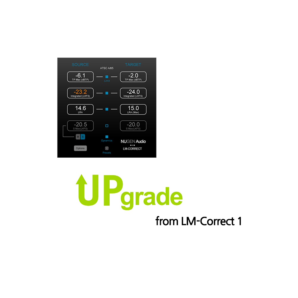 NUGEN Audio LM-Correct 2 Upgrade from LM-Correct 1