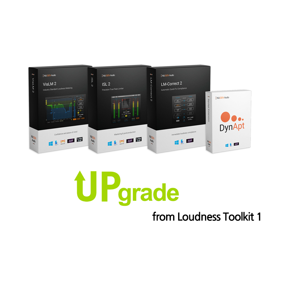 NUGEN Audio Loudness Toolkit 2 Upgrade from Loudness Toolkit 1
