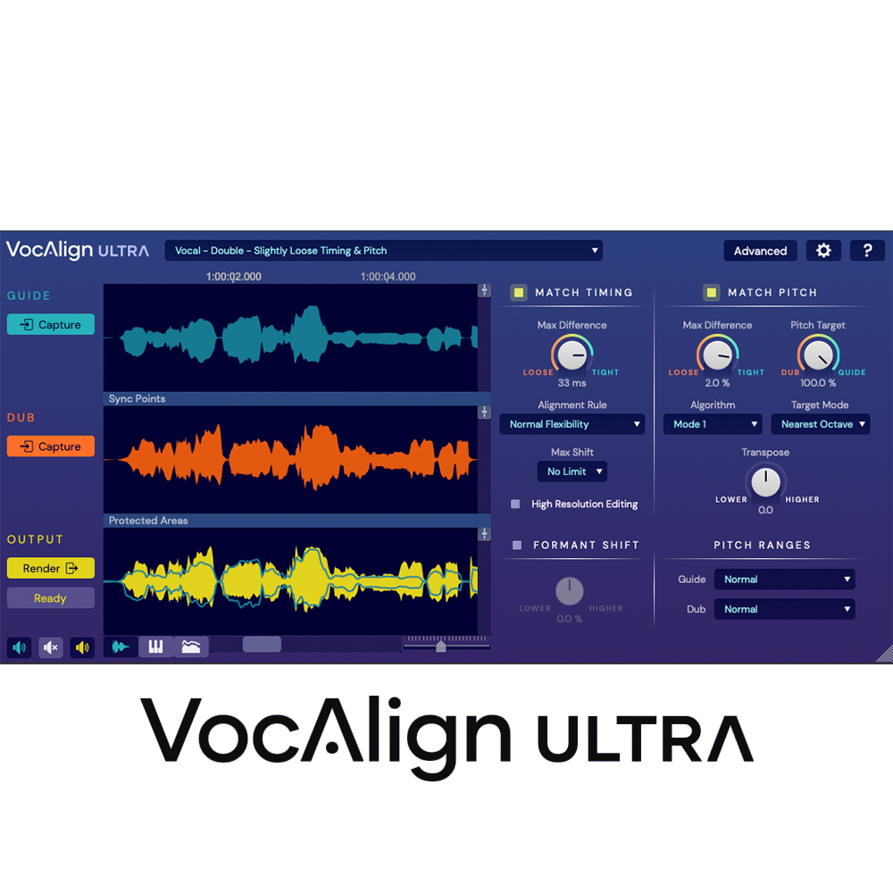 Synchro Arts VocAlign Ultra - New License (한정수량)